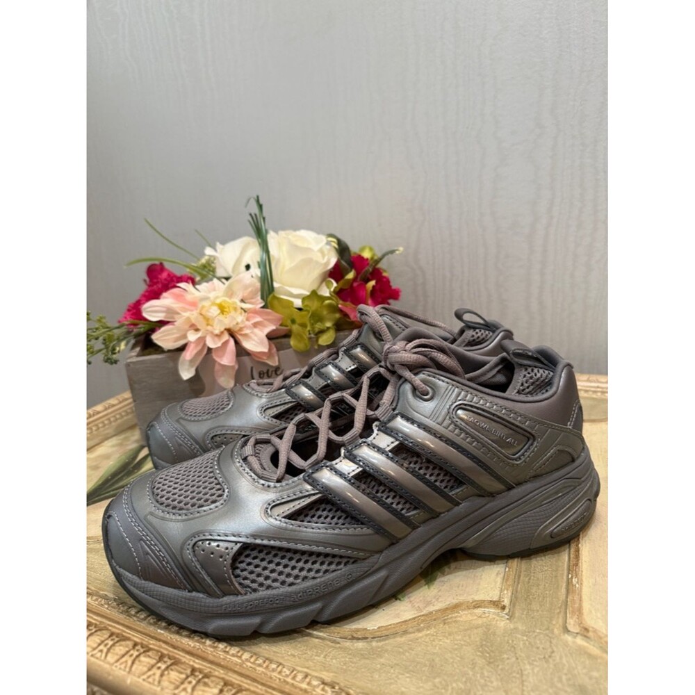 Adidas x Taqwa Bint Ali Adistar Pose Iron Metallic Sneakers Women’s Sz 9.5 - Picture 4 of 16